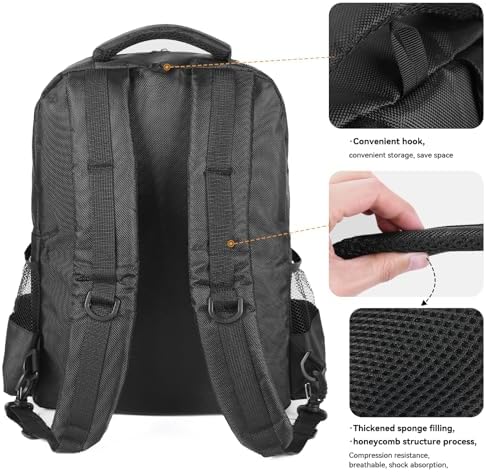 Barber Supplies Bag for Clippers & Supplies, Barber Travel Backpack for Men, Waterproof Barbers Accessories Case, Cordless Trimmer Holder for Clipper, Gift for Barbers - Image 6
