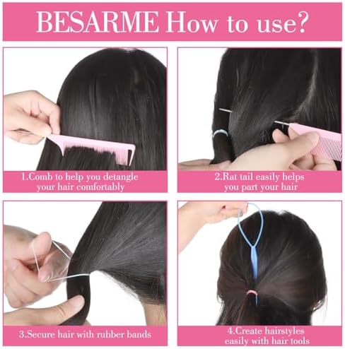Hair Ties Accessories for Little Girls, 1500 Rubber Bands with 8 Hair Tools - Image 4
