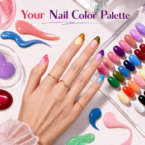 Beetles Fall Gel Polish Set, Fingertip Palette Collection, 32 Colors - Image 2