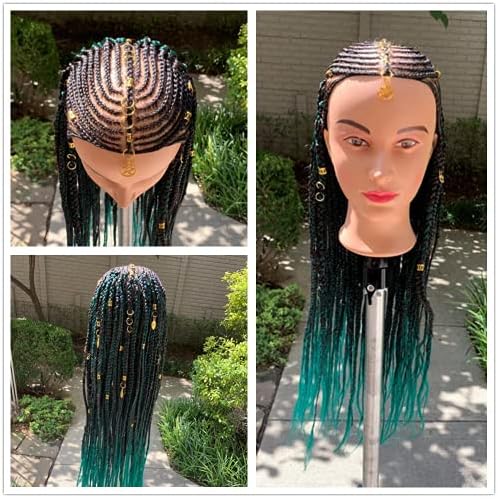 Hairingrid 26"-28" Mannequin Head Synthetic Fiber Hair Training Manikin - Image 6