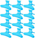 Ondder 12 Pack Butterfly Hair Clamps Claw Clips Salon Pro Section Clip for Styling, Sectioning, Cutting, Coloring Hair Clips Hairdressing Salon Tool Hair Accessories for Women Girls by Ondder