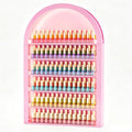 OmySalon Nail Polish & Gel Powder Rack With Led Lighting, Pink Wall Shelf by OmySalon