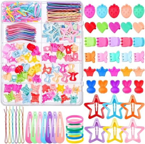Needbrock 240Pcs Toddler Hair Clips Accessories For Girls Small Barrettes by Needbrock