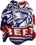 Pelocapa Barber Cape for Men, Haircut Cape Snap Closures, Professional Large Water-Resistant Hairdressing Gown for Hairstylist- 63”× 56”(American Flag Pattern) by Pelocapa
