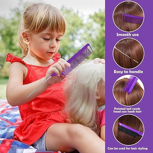 Auroray 32 Colors Small Hair Rubber Bands with 16 Styling Tools, 2000 Pcs Elastic Girl Baby Hair Ties, Mini Bands with Elastic Cutter, Hair Accessories Xmas Stuff for Girls Baby Toddlers Kids - Image 6
