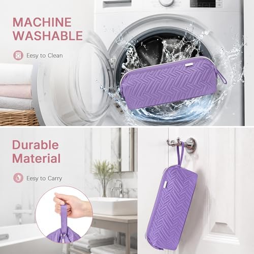 Leudes Hair Dryer Tools Travel Bag for Shark Flex Style Case Air Wrap - Image 3