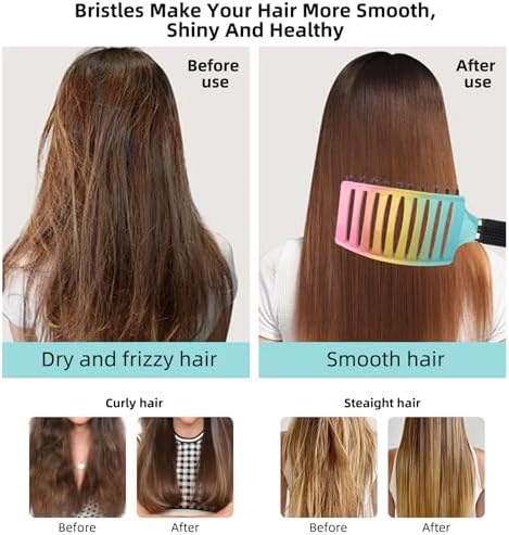 Boar Bristle Brush Set，Round Brush for Blow Out & Blow Drying - Image 5