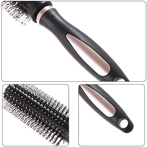 Pack of 4 Anti-Static Hair Tools for Women, Men & Kids: Oval Comb, Round Vent Brush, Detangling Paddle Brush for Wet/Dry Hair Massage & Shine, QXDAI-10 - Image 3