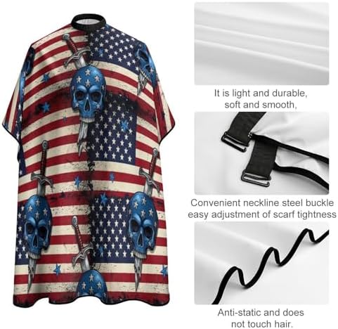Women Barber Hairdressing Cape Adjustable Salon Cape Apron for Makeup Artist Beautician - Image 4