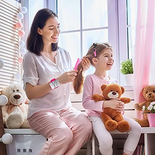 Geiserailie 10 Pcs Magnetic Gel Wrist Styling Tool Set,Rose Red Wrist Strap - Image 6