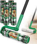 10" Large Lint Roller for Floor Carpet Pet Hair Extra Sticky with 4 Refills by VOUBIEN