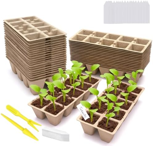 360 Cells Seed Starter Tray, Plant Starter Kit for Seedlings by Unknown
