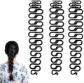 3Pcs French Plait Hair Braiding Tool French Hair Styling Clip Hair Braiding Tool Hair Styling Tool for DIY Hair Accessories(Black) by Unknown