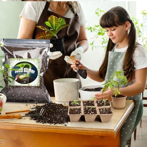 Doter Organic Seed Starter Premium Potting Soil Mix 1qt, All Natural Seed Starter Mix for Fast Germination and Vigorous Seedlings with Strong Root Systems - Image 7