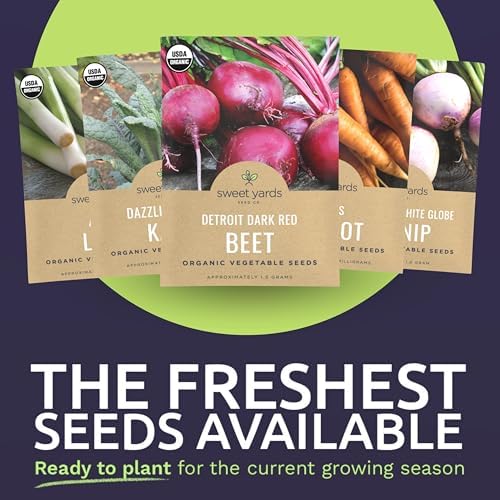 Organic Cold Hardy Fall & Winter Seeds Variety Pack - 10 Individual Packs - 2026 Season - Caulifower, Turnip, Kale, Carrots and More! for Indoor & Outdoor Planting (Non-GMO, Certified Organic) - Image 3