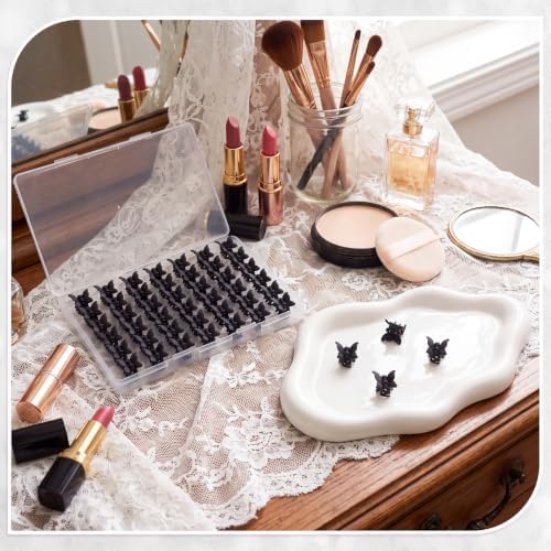 SUMAJU 80Pcs 0.6In Mini Butterfly Hair Claw Clips for Women Girls Barrettes - Image 5