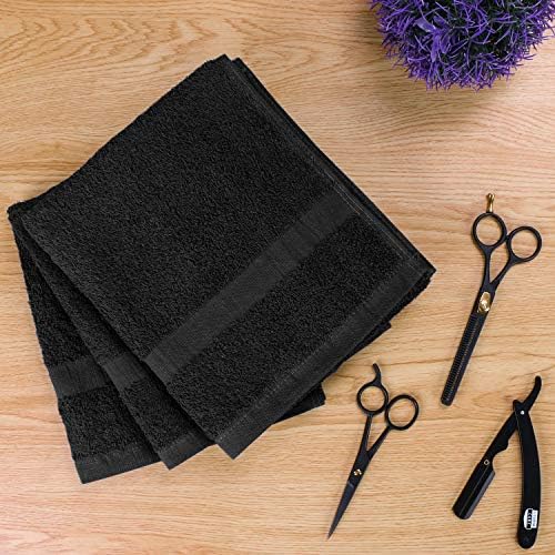 Utopia Towels Salon Towels, Pack of 24, 16x27 in, 100% Cotton, Black - Image 4