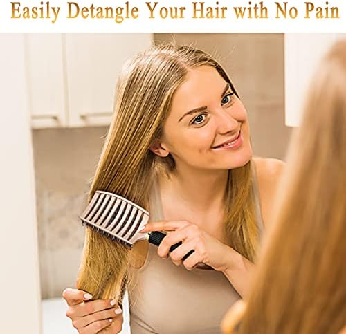 Detangling Brush for Women & Kids, Wet & Dry Hair, All Hair Types - Image 4