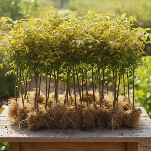 5 Dwarf Red Burning Bushes Live Plants, Hardy Shrub, 4-6 Inch Tall - Image 6