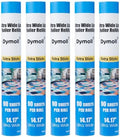 Dymoll 14.17" Lint Roller Refills, Extreme Sticky Large Surface Lint Roller for Cleaning Pet Hair, Wall, Dust, Carpets, Floor, Clothing, Car, 4 Rollers Total 360 Sheets by DYMOLL