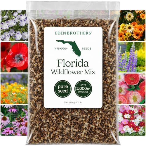 Eden Brothers Florida Wildflower Mixed Seeds for Planting, 1 lb by EdenBrothers