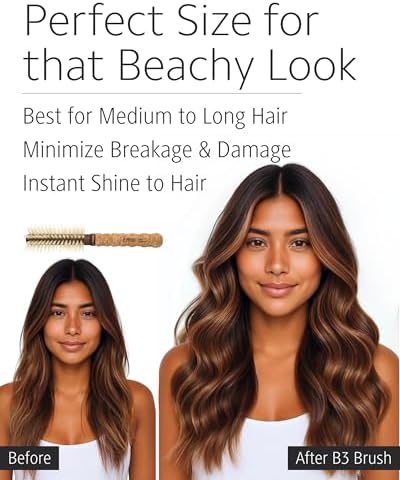 Ibiza Hair - Boar Bristle Round Brush (B3-55mm) - Image 3