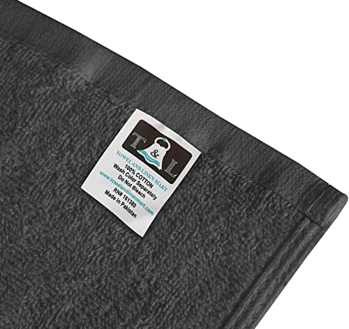 Towel and Linen Mart Silver Salon Towels, Pack of 12 (Not Bleach Proof, 16 x 27 Inches) Highly Absorbent Towels for Hand, Salon, Gym, Beauty, Spa, and Home Hair Care (Grey, 16 X 27) - Image 7