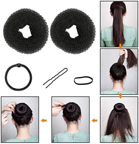 Hair Styling Set - DIY Braiding Accessories, Magic Fast Spiral Hair Braid Tool for Women and Girls (Black) - Image 4
