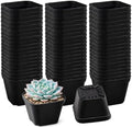100 Packs Square Nursery Pots for Plants 4 Inch Seedling Pots by Unknown