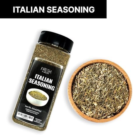 Fresh Finest Italian Seasoning 9.5oz - Authentic Mediterranean Blend, Perfect for Elevating Dishes, Securely Packaged - Image 4