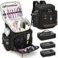 Hairstylist Traveling Bag, Large Barber Travel Backpack for Hot Hair Tools by Unknown