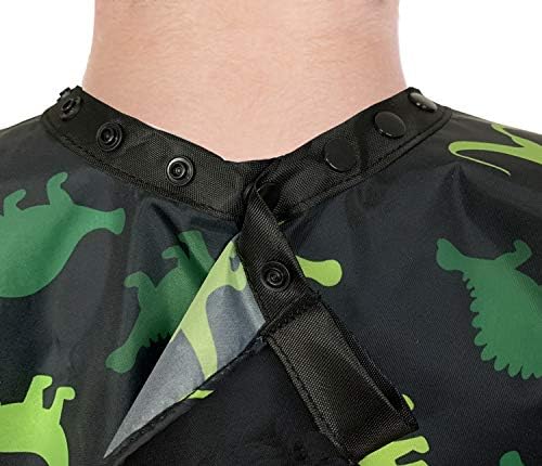 Dinosaur Kids Barber Cape for Boys Hair Cutting at Home, Salon Barber Shop - Image 3