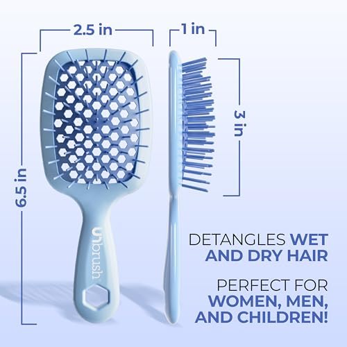 FHI Heat UNbrush Mini Detangling Brush for Wet & Dry Hair - Image 6