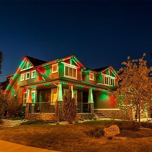 Meconard 25 Pack G40 LED Outdoor String Light Replacement Bulbs, Red Green - Image 7