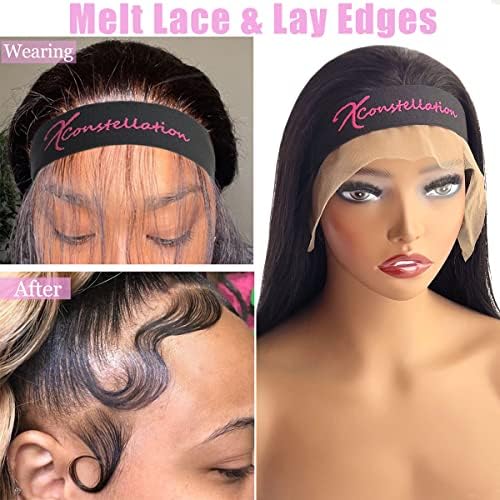 Elastic Bands for Wig 4 Pcs Set Wig Band Lace Melting Edge Wrap Lay Edges - Image 3