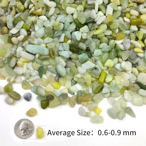2LB Succulent Jade Pebbles for Indoor Plants, 3/8 Inch Natural Decorative Polished Stones, River Rocks for Landscaping,Vase, Flowerpot Decoration, Indoor Decoration and Garden Decoration - Image 2