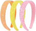 Headbands for Girls, 3 Pack Sparkly Glitter Toddler Girls Headbands by Uintoon