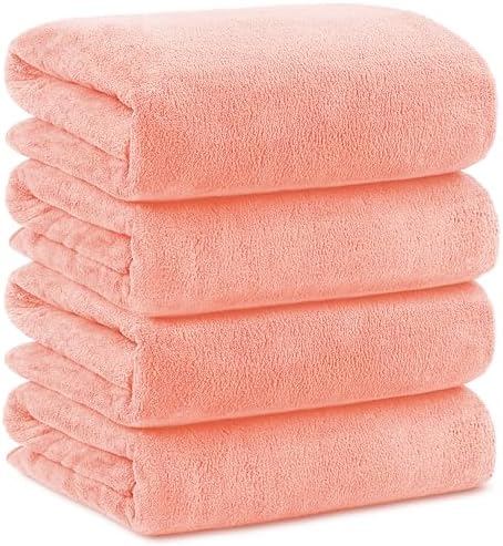 Orighty Bath Towels, Soft Feel Bath Towel, 4 Pack (27'' x 54'') by AllRightinOrighty