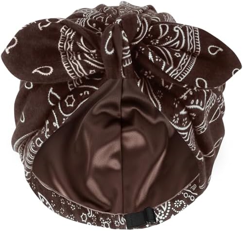 Ababalaya Satin Lined Beanies for Women Chemo Headwear Sleep Cap by Ababalaya
