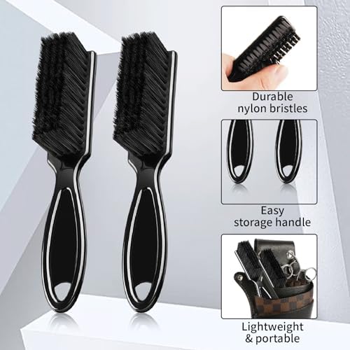 3 PCS Barber Neck Duster Brush Set, Professional Barber Accessories Cleaning Supplies, Hair Blade Clipper Cutting Cleaning Styling Tool - Image 6
