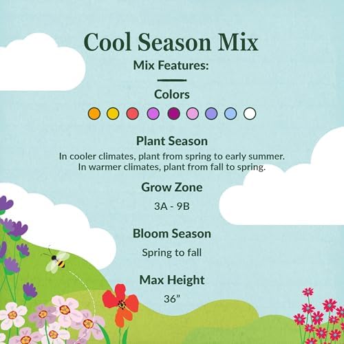 Ferry-Morse Cool Season Bulk Wildflower Seeds, 500,000+, 1 lb - Image 4