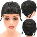 Crochet Wig Cap Breathable Braided Cornrow Cap with Adjustable Band Strap for Easier Sew in Hair Weave Glueless Crochet Net Cap with Combs for Making Braid Hair Wig Large Size(crochet cap,2pcs) by Royota