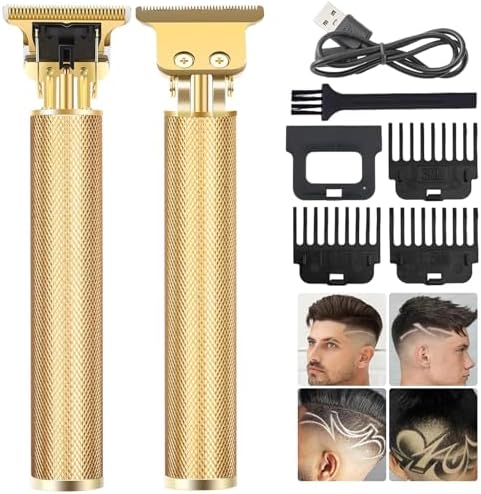 YOGINGO Professional Beard Trimmer for Men, Cordless Rechargeable Hair Trimmer for Men,T-Blade Hair Clippers,Hair Cutting Kit with Guide Combs, Gifts for Men by YOGINGO