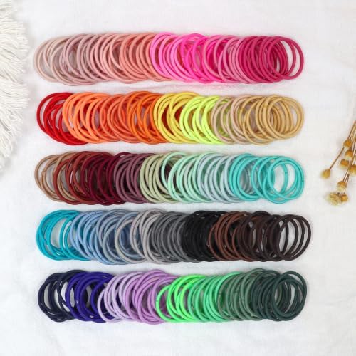 400PCS Small Hair Ties,No Crease Baby Hair Ties for Girls - Image 3