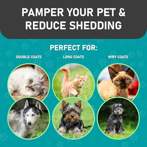 Maxpower Planet Pet Grooming Brush, Shedding Undercoat Rake, Dogs - Image 7