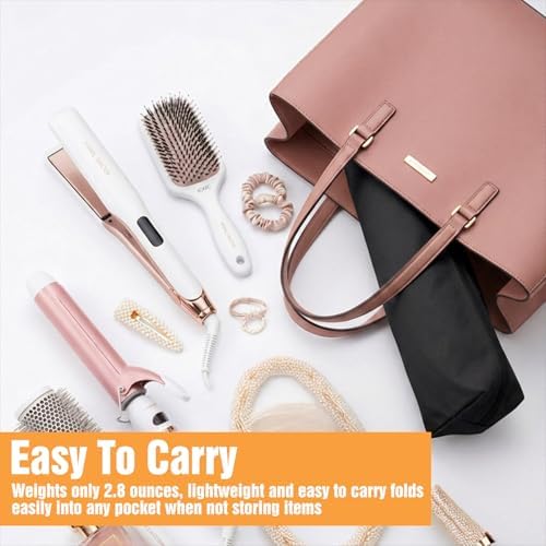 Amabro Heat-Resistant Travel Curling Iron Storage Bag Organizer Case Pouch - Image 6