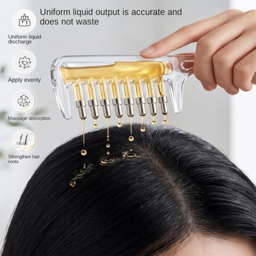 2pcs Scalp Liquid Guide Comb | Refillable Scalp Hair Oil Applicator Brush - Image 5