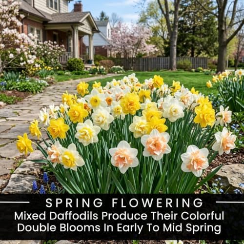 20 Mixed Daffodil Bulbs | Colorful Spring Flowers for Gardens and Borders - Image 3