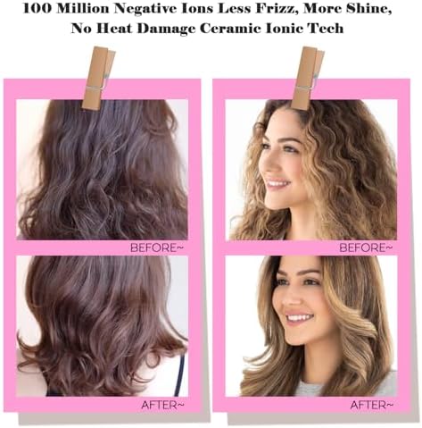 Dual Voltage One Step Mini Hot Air Brush Styler & Dryer for Europe Travel - Image 4