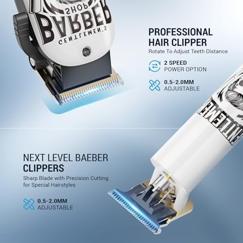 BESTBOMG® Hair Clippers for Men, Clipper, Trimmer & Shaver Set, BS-Y4T9 - Image 2